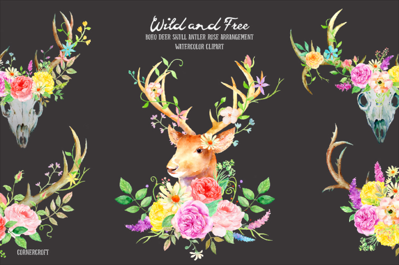 watercolor-clipart-wild-and-free