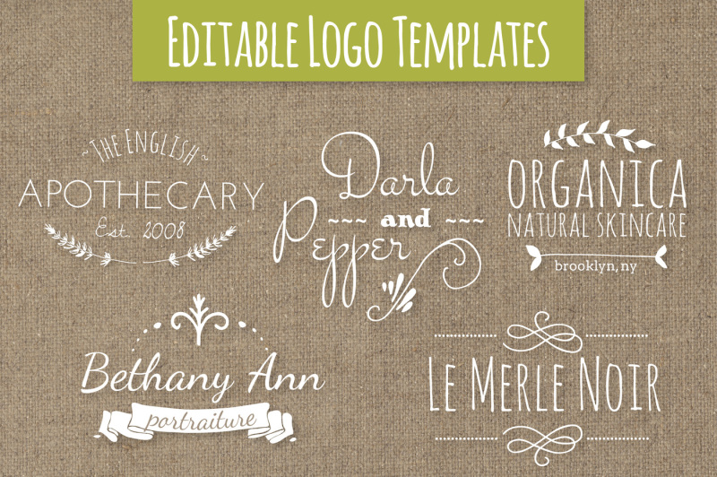 cute-premade-logo-templates-set-7