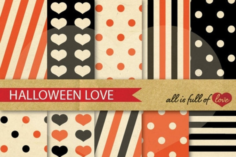digital-paper-halloween-vintage-backgrounds-in-orange-and-black-love-collection