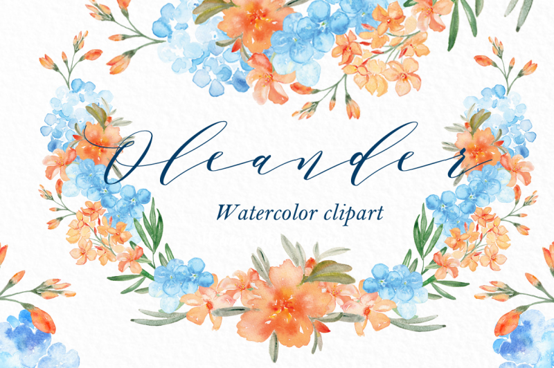 oleander-wedding-clip-art