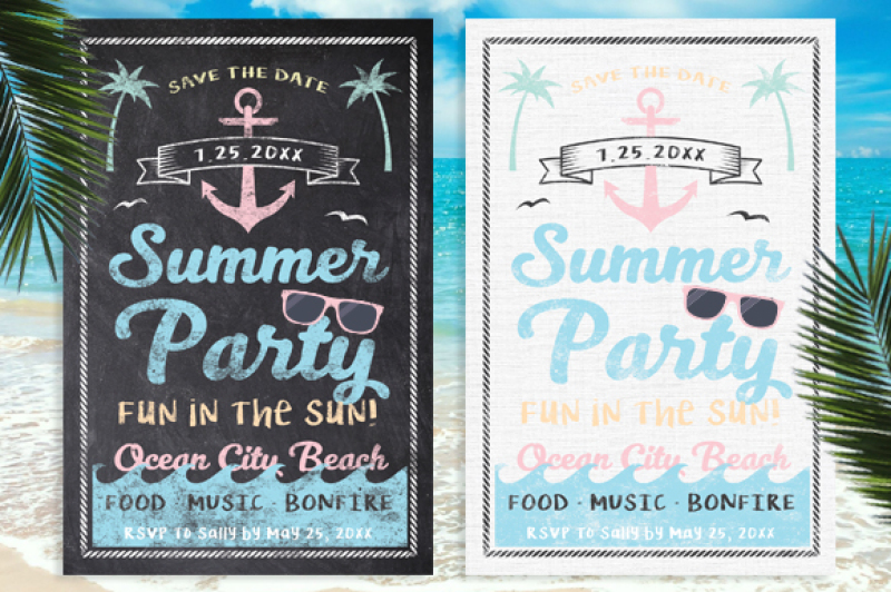chalk-summer-party-flyer