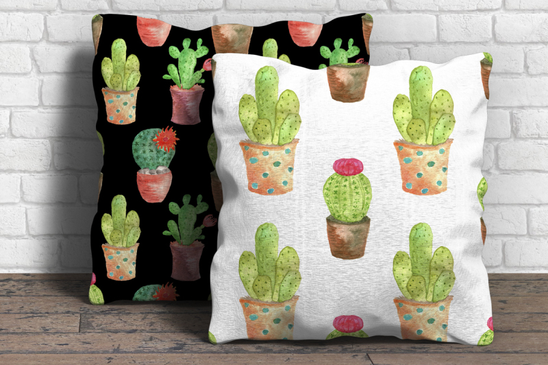 watercolor-cactuses-collection