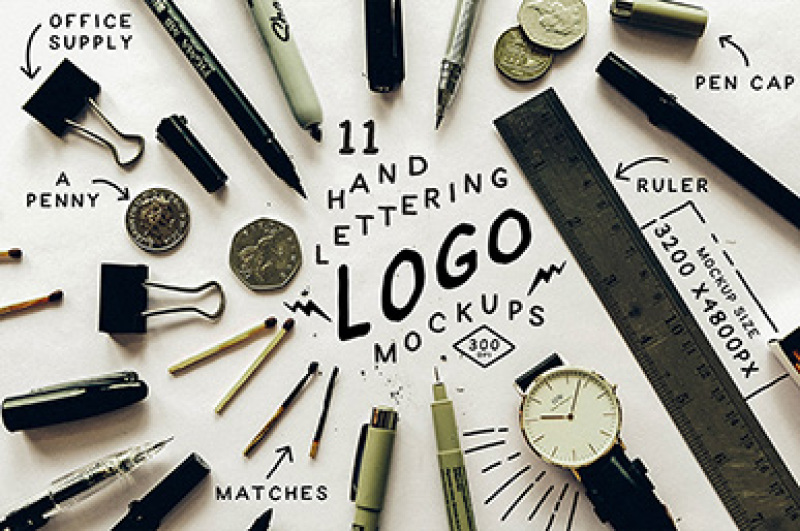 hand-lettering-logo-mockup