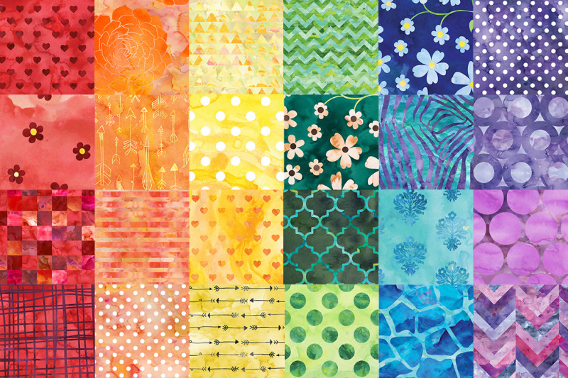 watercolor-pattern-background-bundle