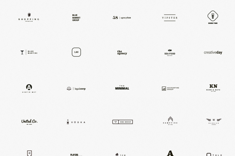 Mega Bundle Minimal Edition By Design District | TheHungryJPEG