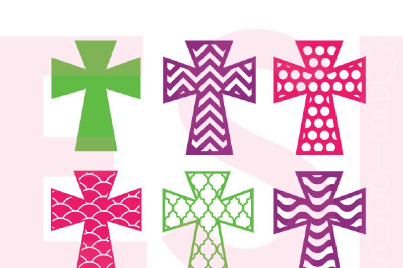 patterned-cross-set-1-svg-dxf-eps-cutting-files