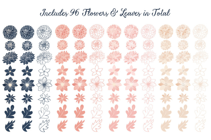 lucy-floral-dahlias-clipart-in-navy-and-blush