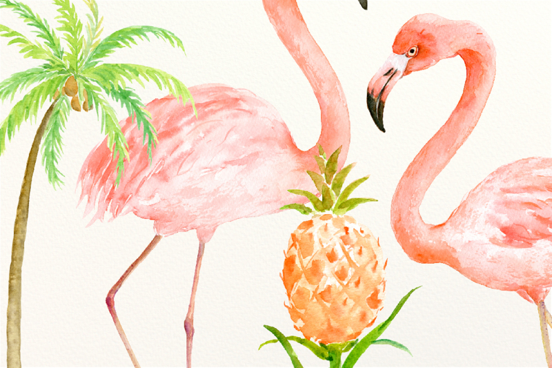 watercolor-clipart-flamingo-family