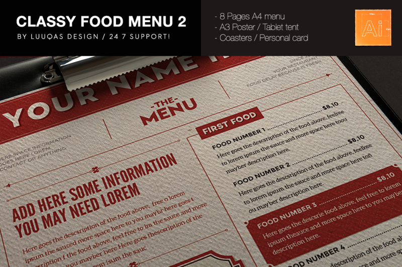 classy-food-menu-2-illustrator-template