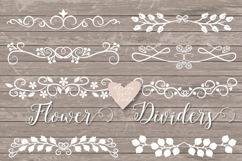 premium-vector-hand-draw-dividers-wedding-elements-wedding-cliparts-rustic-flower-shabby-chic-text-divider