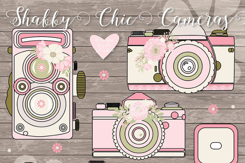premium-camera-flower-rustic-cameras-clipart-shabby-chic-cameras-clipart-wedding-invitations-retro-cameras-lace-flower-wood