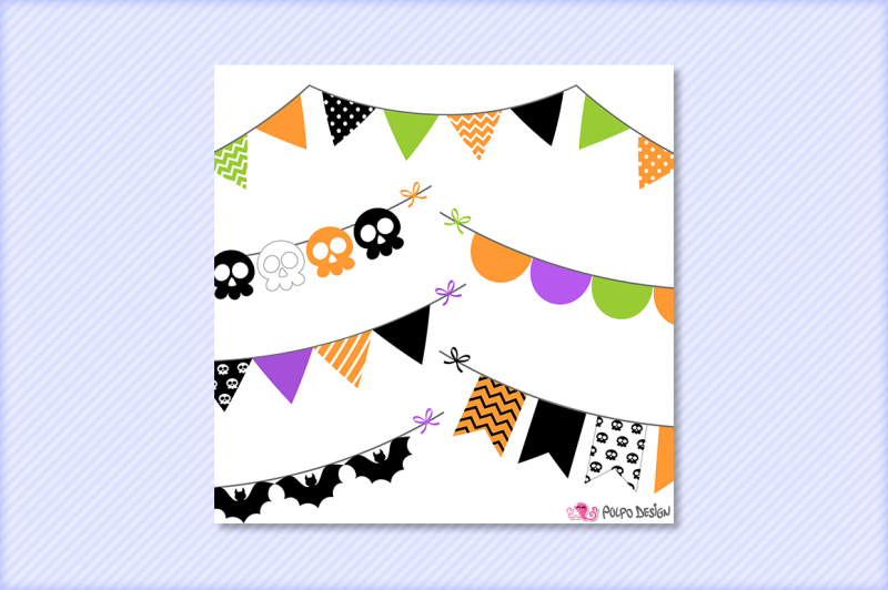 halloween-bunting-banners-clipart