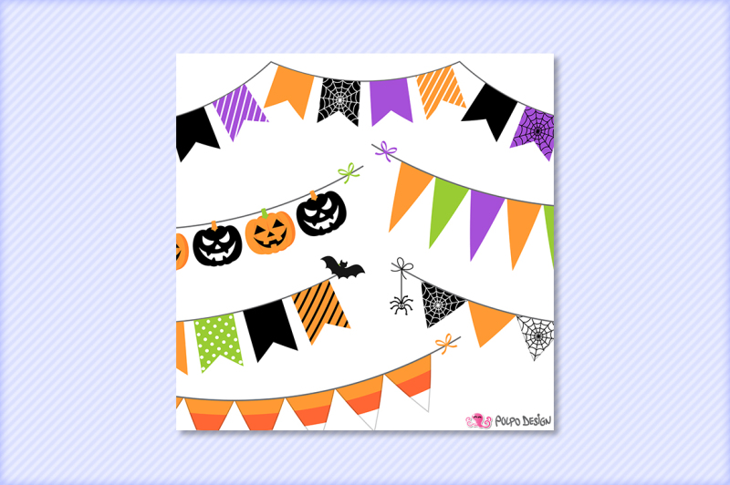 halloween-bunting-banners-clipart