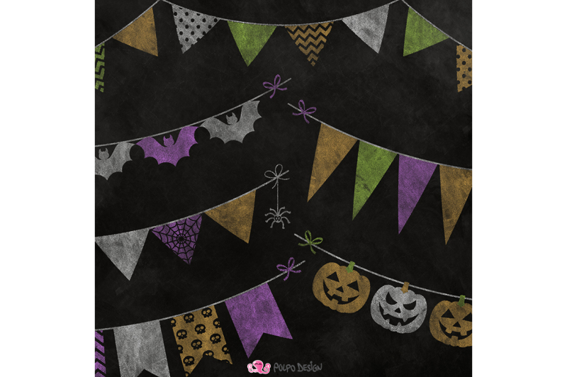 chalkboard-halloween-bunting-clipart