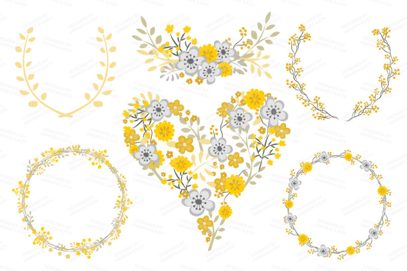 clara-vintage-floral-wedding-heart-clipart-in-sunshine