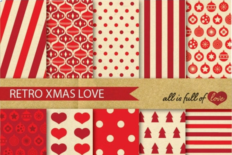 retro-xmas-backgrounds-red-christmas-digital-paper-pack-christmas-pattern