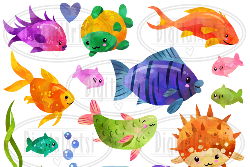 watercolor-tropical-fish-clipart