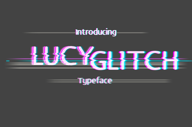 lucy-glitch-typeface