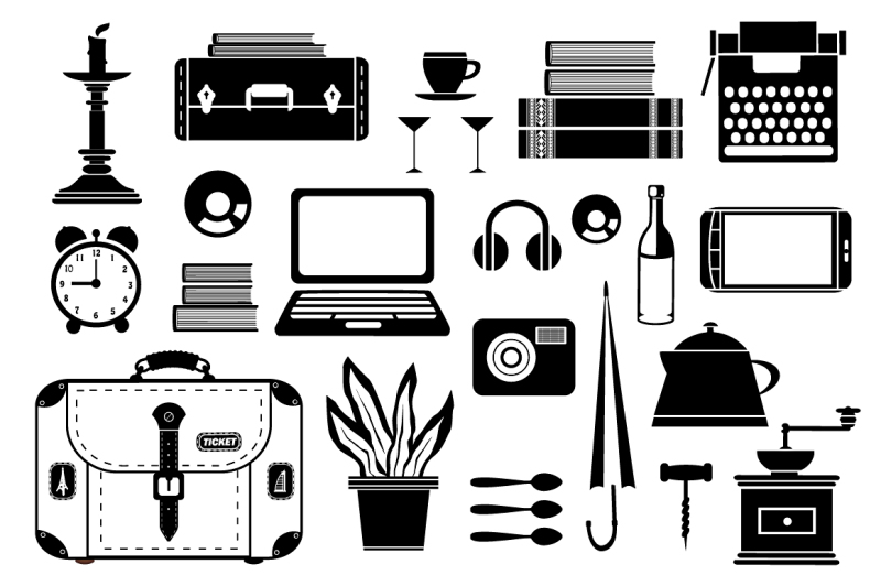 a-set-of-vector-elements-of-the-household