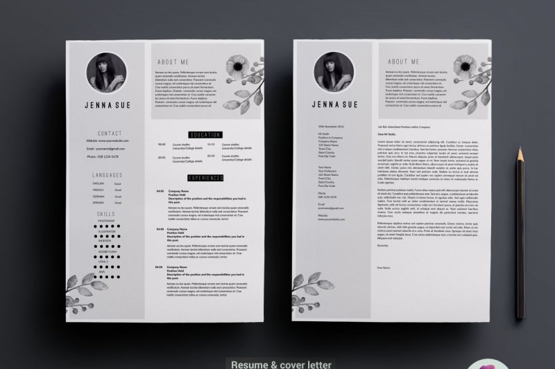 two-page-resume-template