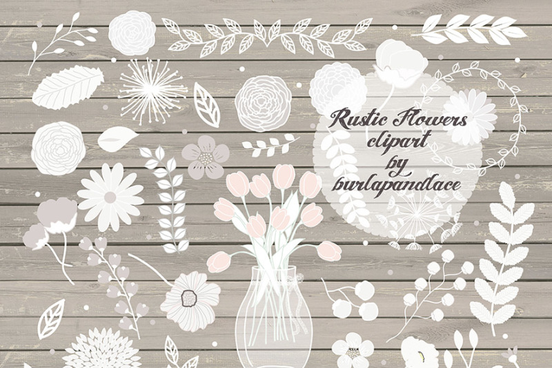 vector-rustic-flowers-clipart-wedding-invitation-clipart-rustic-country-wedding-invitations-wood-grain-background