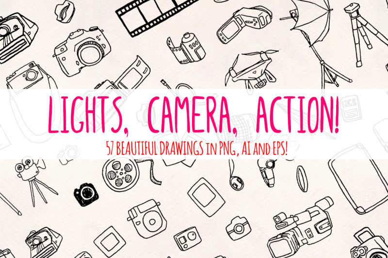 lights-camera-action-50-camera-illustrations-vector-graphics-bundle