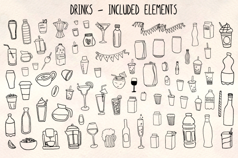 drinks-80-beverage-illustrations-vector-graphics-bundle
