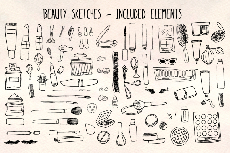 beauty-sketches-70-cosmetics-and-make-up-illustrations-vector-graphics-bundle