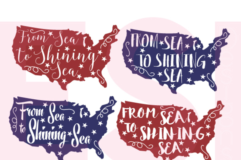 from-sea-to-shining-sea-patriotic-design-svg-dxf-eps-and-png-cutting-files