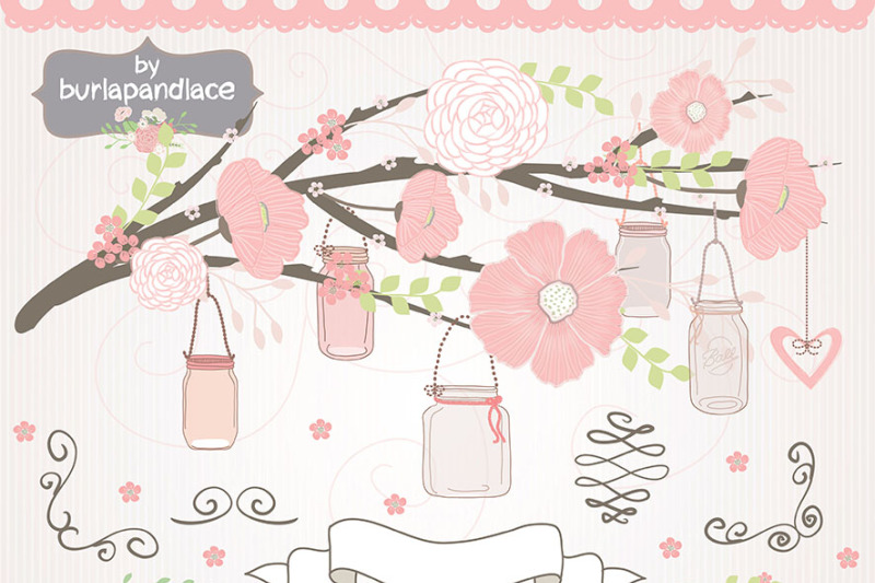 wedding-flower-cliparts-flower-clipart-bridal-clipart-wedding-invitation-mason-jars-rise-blush-pink-pale-wreath-hand-draw-ask-a-question