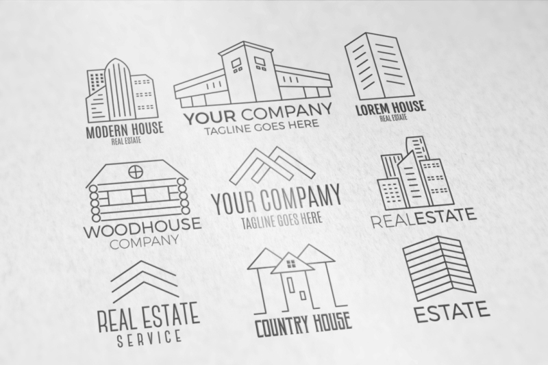 real-estate-logo-set-lineart