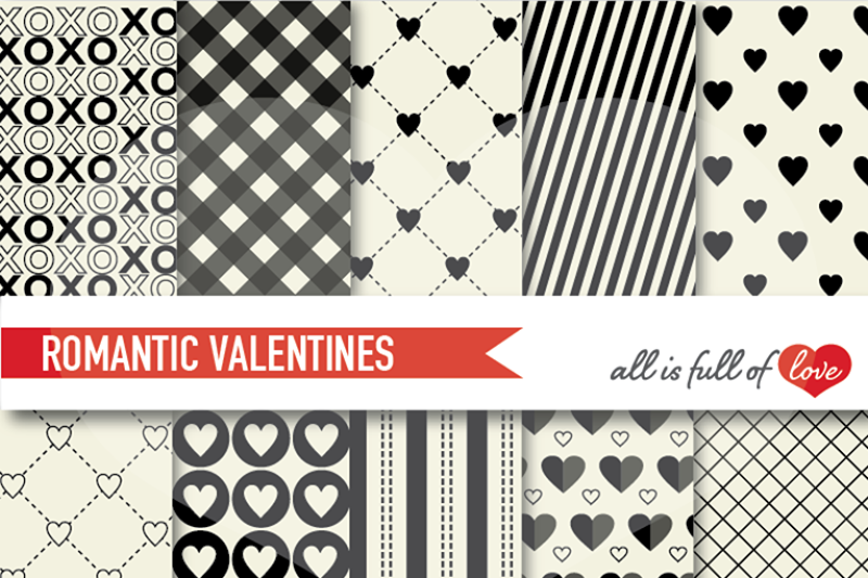 classy-valentines-day-background-patterns-black-and-cream-digital-paper-pack