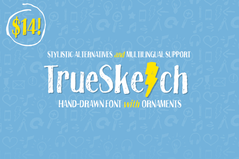 truesketch-bonus-ornament-font