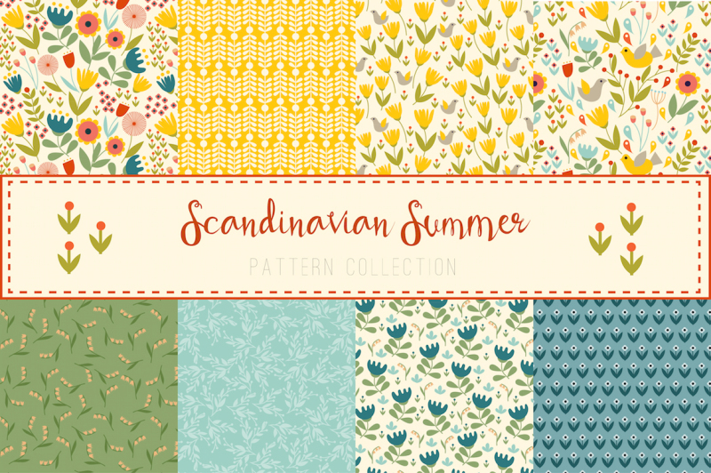 scandinavian-summer-pattern-collection