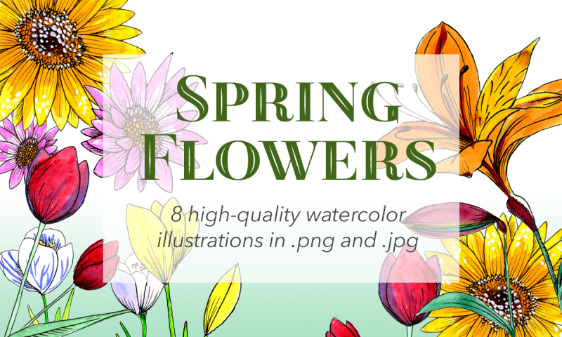 watercolor-flowers-illustrations