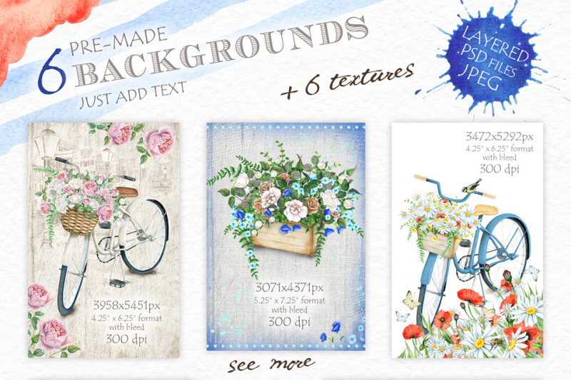 50-off-watercolor-bicycles-and-flowers