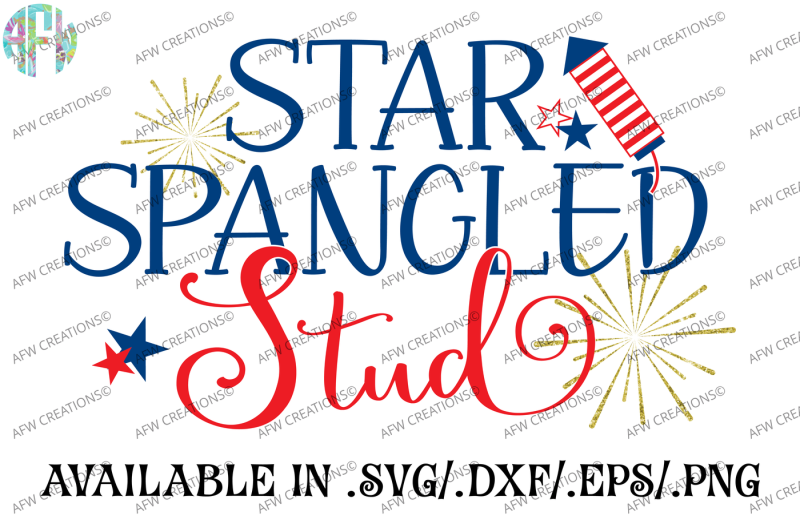 star-spangled-stud-svg-dxf-eps-cut-file