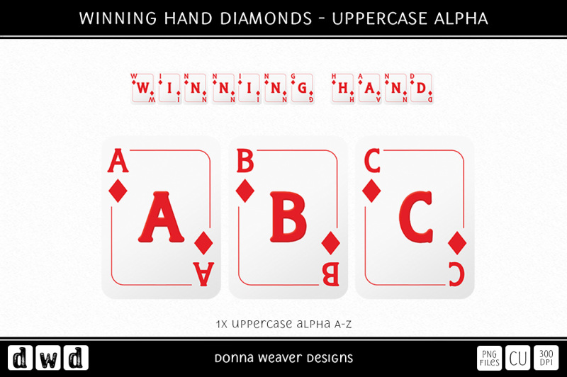 winning-hand-diamonds-uppercase-alpha