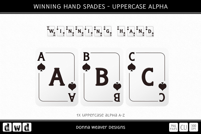 winning-hand-spades-uppercase-alpha