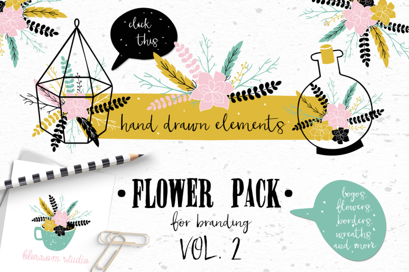 flower-pack-with-succulents-vol-2