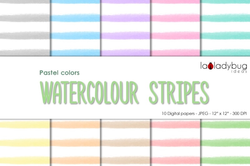 watercolor-stripes-digital-paper-pastel-colors-and-white-background