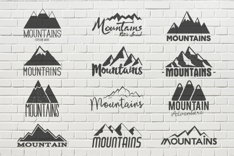 mountain-vintage-badges-set