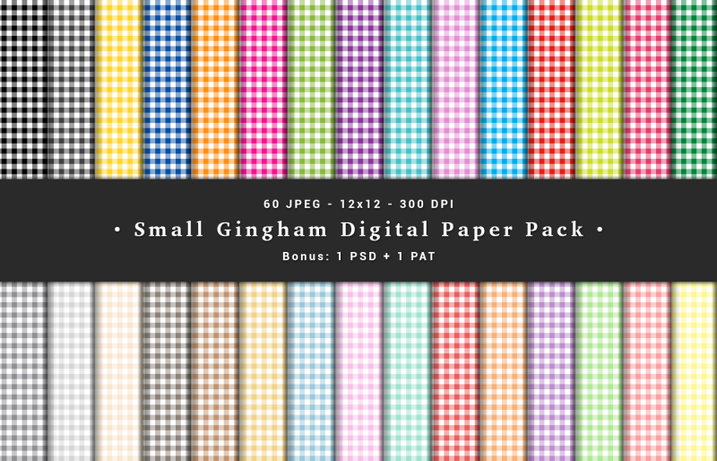 small-gingham-digital-paper-pack