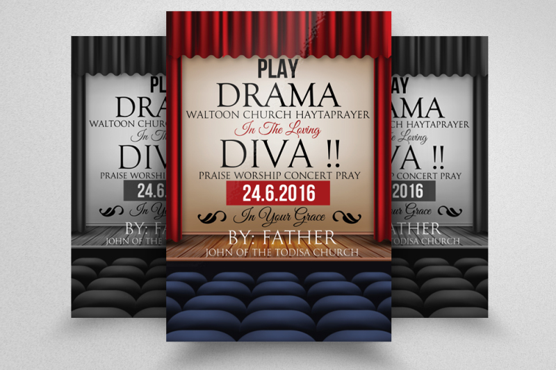 drama-theater-booking-flyer