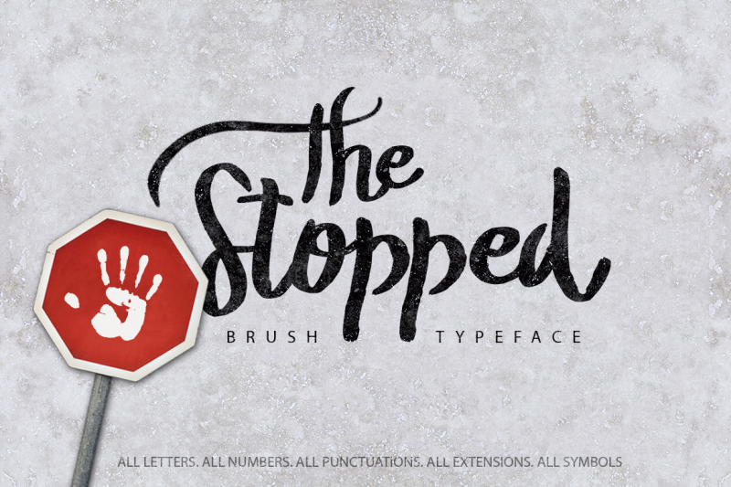 the-stopped-brush-typeface