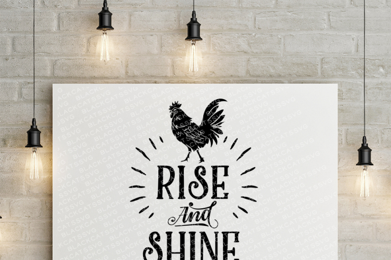 Download Rise And Shine Mother Cluckers Svg By Blackcatssvg Thehungryjpeg Com
