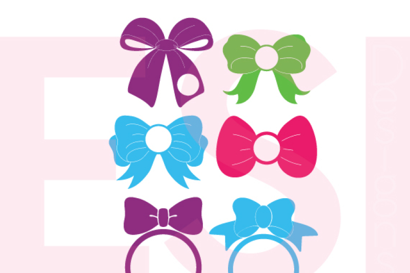 bow-designs-with-circle-for-a-monogram-svg-dxf-eps-cutting-files