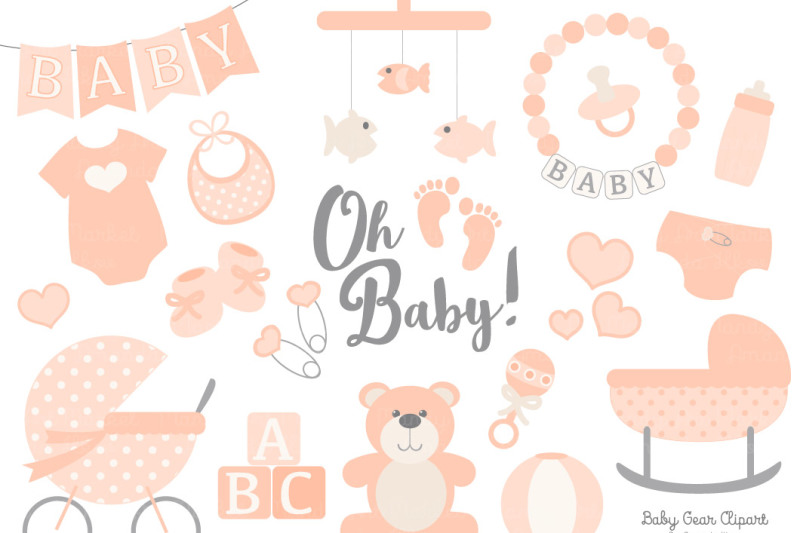 oh-baby-clipart-and-vectors-set-in-peach