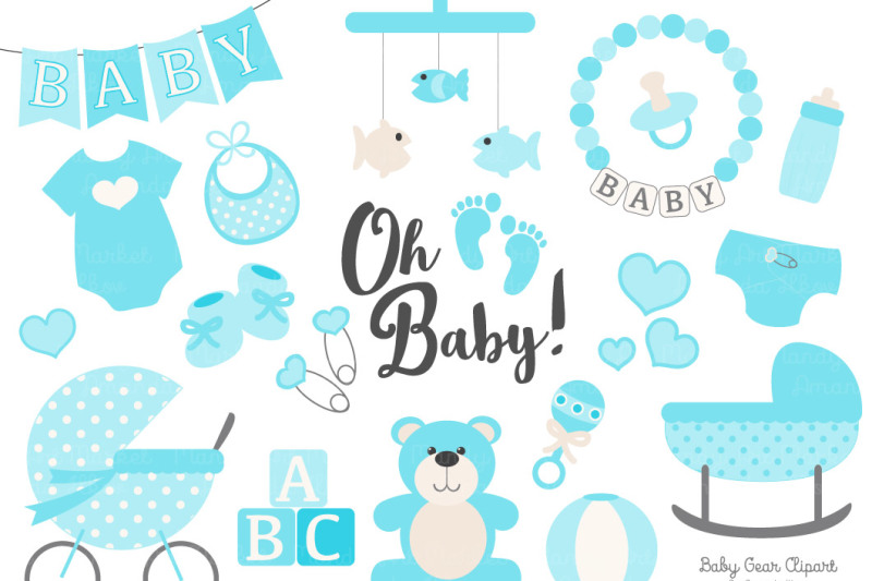 tropical-blue-vector-baby-items