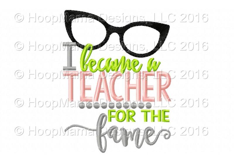 i-became-a-teacher-for-the-fame